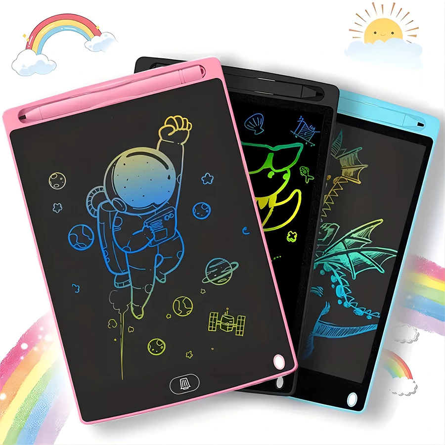 Bảng Viết LCD Thông Minh, Bảng Doodle Graffiti Điện Tử Với Tính Năng Vẽ Thông Minh Đồ Dùng Học Tập Thẩm Mỹ