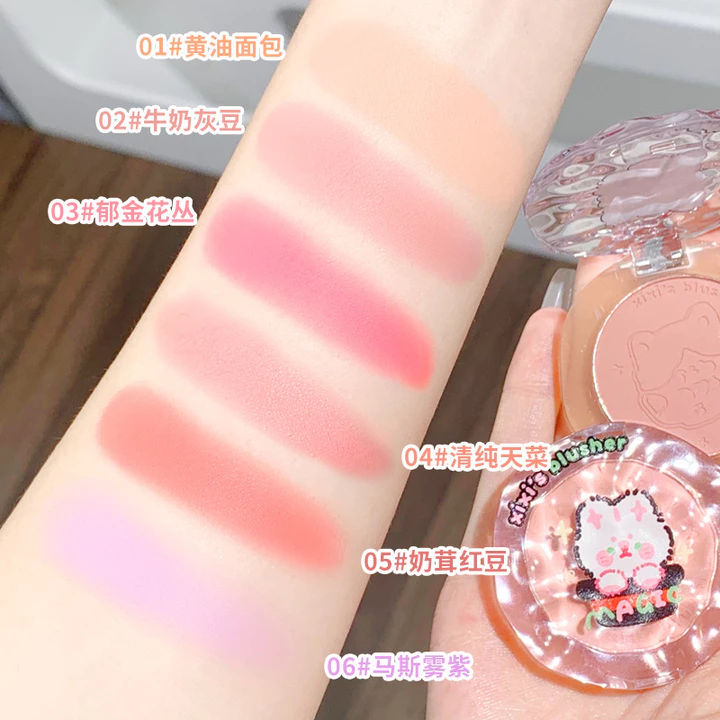 Má Hồng, Phấn Má, Phấn Má Hồng, Má Hồng XIXI BLUSHER Làm Sáng Da Trang Điểm Rạng Ngời - D574