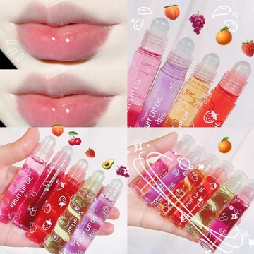Dầu Môi Cuộn Dầu Môi Trái Cây Không Màu Dưỡng Ẩm Dưỡng Ẩm Chất Lỏng Dưỡng Ẩm Cuộn Dầu Miệng Chống Khô Không Màu Trong Suốt Chăm Sóc Môi Nhiều Màu Sắc Ẩm Son Chất Lỏng Ẩm Miệng Không Trong Suốt Rồng Ra