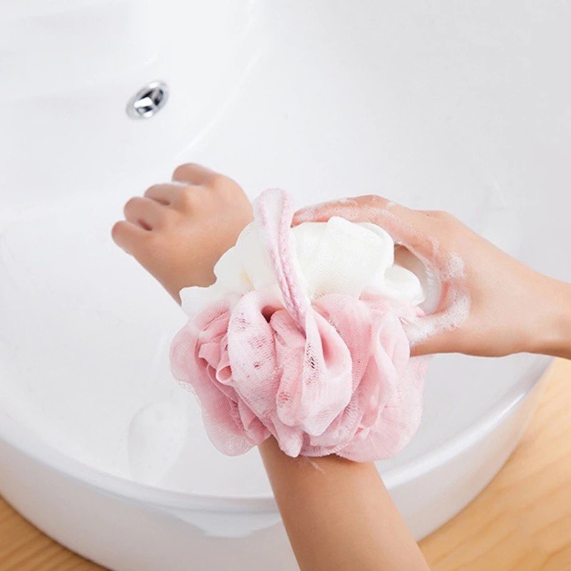 [ HỎA TỐC ] COMBO Bông Tắm Tròn Siêu Mịn Tẩy Da Chết, Bọt Ngập Tràn Tiện Nghi