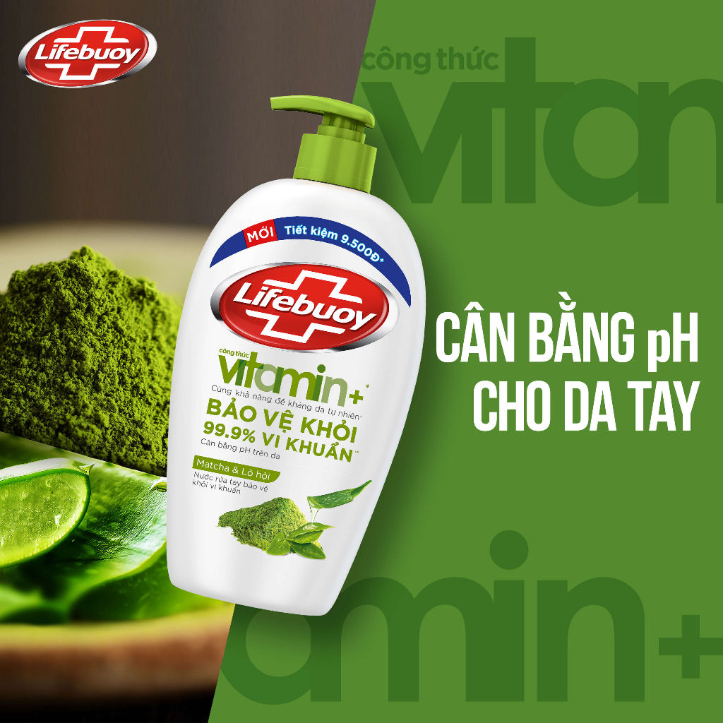 Nước rửa tay Lifebuoy Bảo vệ khỏi vi khuẩn 450gr (Chai)