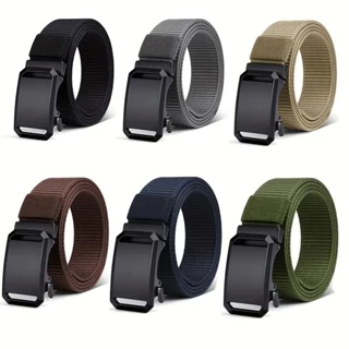 Thắt lưng chiến thuật có khóa tự động dành cho nam - Thắt lưng Nylon vải thông thường chức năng dành cho học sinh & mặc hàng ngày
