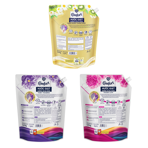 Ảnh Nước Giặt Comfort Dưỡng Vải Đa Năng 3.0KG/ 3.8KG (Thiên nhiên Thanh Khiết / Thanh Lịch/ Thời Thượng) 3