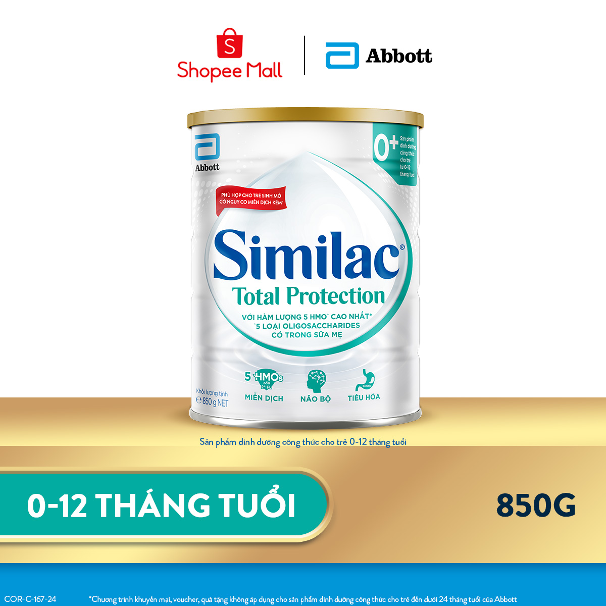 Sản phẩm dinh dưỡng công thức cho trẻ 0-12 tháng tuổi Similac Total ...