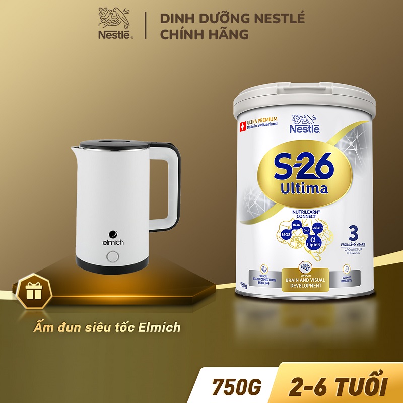 Ảnh Sữa Bột Nestlé S-26 ULTIMA3(S26)750G tăng tốc độ kết nối nãobộ2,5lầnvớiNUTRILEARN® CONNECT 2