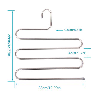 (5 TẦNG) Móc Treo Quần Áo Đa Năng , Móc Quần Chống Trơn Trượt Giá Để Đồ Giá Vải Với Nhiều Chức Năng Để Treo Và Bảo Quản