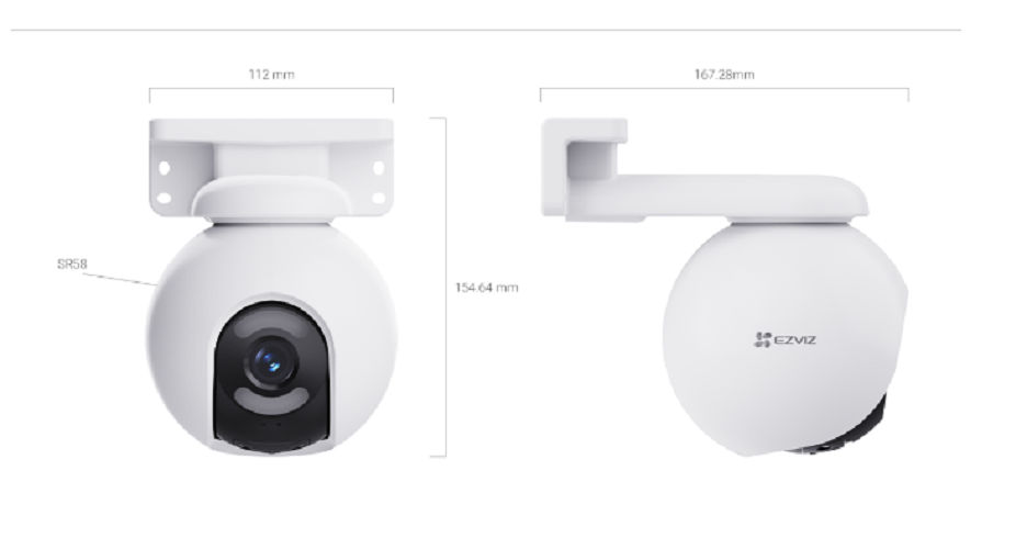 Ảnh Camera EZVIZ Wifi Ngoài Trời CS-H8X 2K 4MP - Hàng chính hãng 1