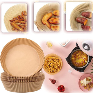 Set giấy nến lót nồi chiên không dầu giúp chống dính hạn chế bẩn dầu mỡ dễ vệ sinh sau khi nấu