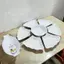 Bộ bát đĩa hoa mặt trời Việt Nam bằng nhựa cỡ đại cúng gia tiên cao cấp 7 chiếc My Nhân