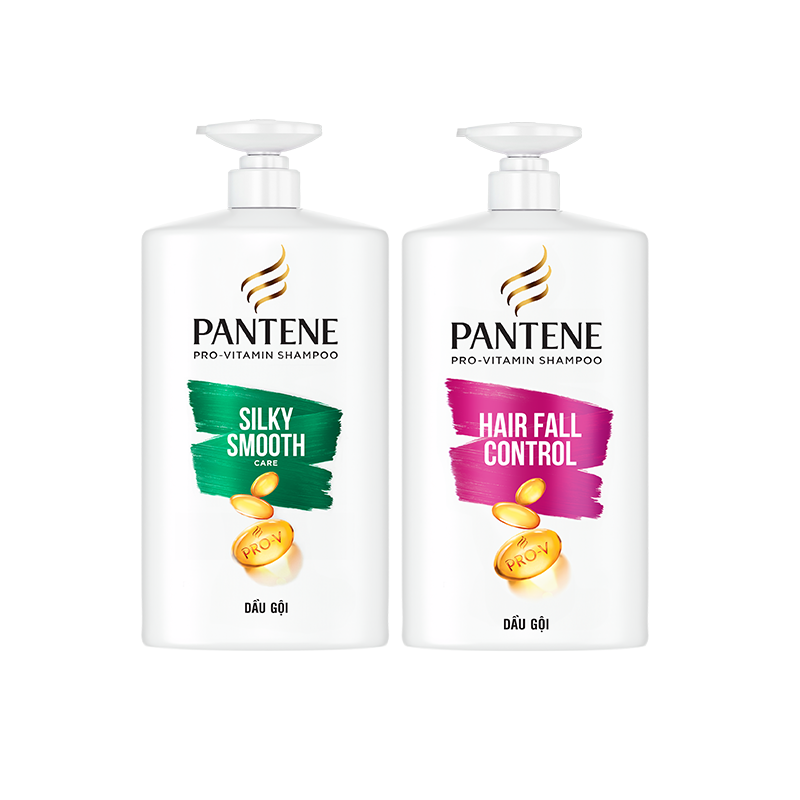 Ảnh Dầu Gội PANTENE Pro-V Ngăn Rụng Tóc/ Suôn Mượt Óng Ả - Chai 1800ML 2