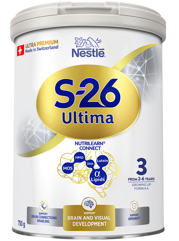 Ảnh Sữa Bột Nestlé S-26 ULTIMA3(S26)750G tăng tốc độ kết nối nãobộ2,5lầnvớiNUTRILEARN® CONNECT 1