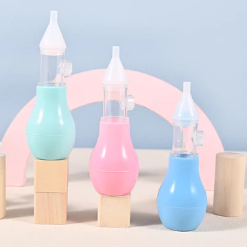 Máy hút mũi silicone chống đảo ngược mới cho trẻ em, dụng cụ hút mũi bằng tay silicone.