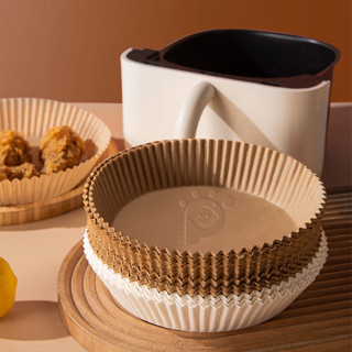 Set giấy nến lót nồi chiên không dầu giúp chống dính hạn chế bẩn dầu mỡ dễ vệ sinh sau khi nấu