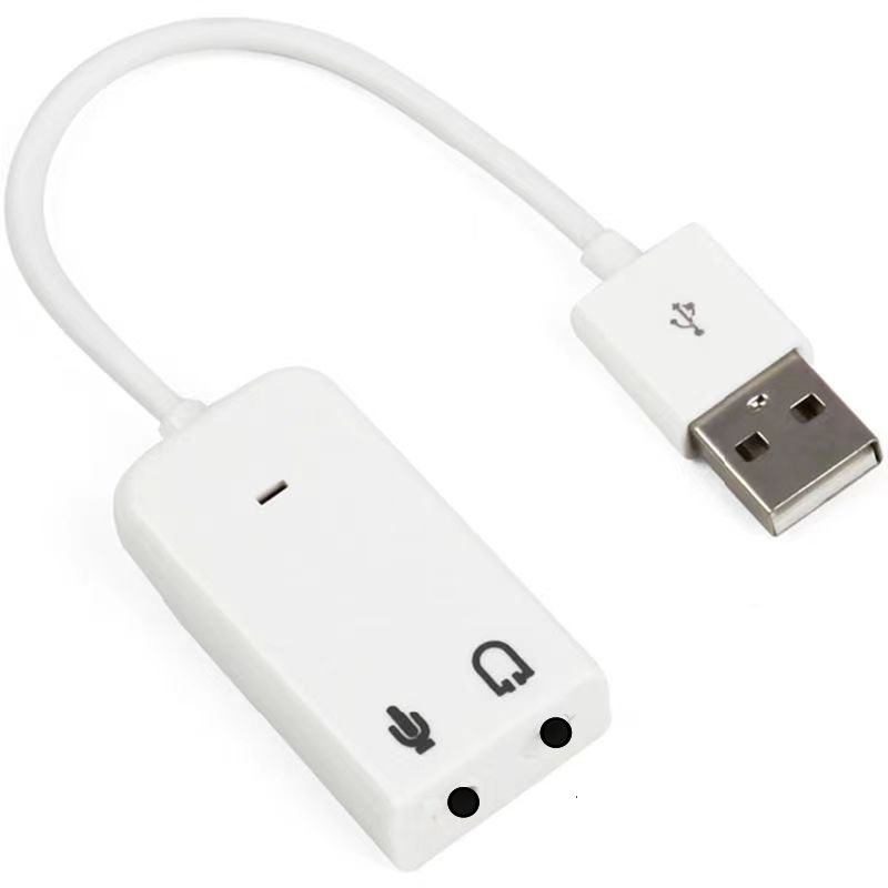 Bộ chuyển đổi âm thanh USB bên ngoài với jack cắm tai nghe và micro 3 ...