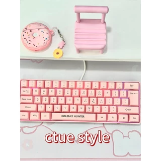 Bàn phím cơ màu hồng, có dây, đèn LED hiệu ứng, thiết kế siêu nhỏ gọn, phù hợp cho game thủ PC/Mac, người đánh máy, du lịch, dễ dàng mang theo công tác
216.800
₫
-38%
5.0
Đã bán 60
Nước ngoài