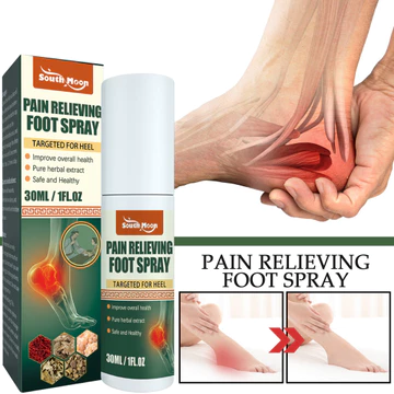 Xịt giảm đau gót chân, giảm mệt mỏi cho chân, đau ngón, đau bunion, bong gân mắt cá, viêm gân Achilles, viêm cân gan chân, xịt thảo dược cho mảng xương