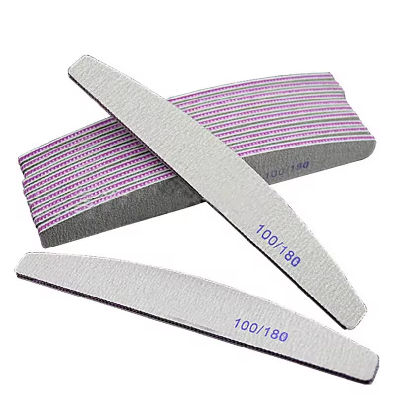 5 Cái / lốc Nail File Mix Color Limas 100 / 180 Grit Giấy nhám chuyên ...