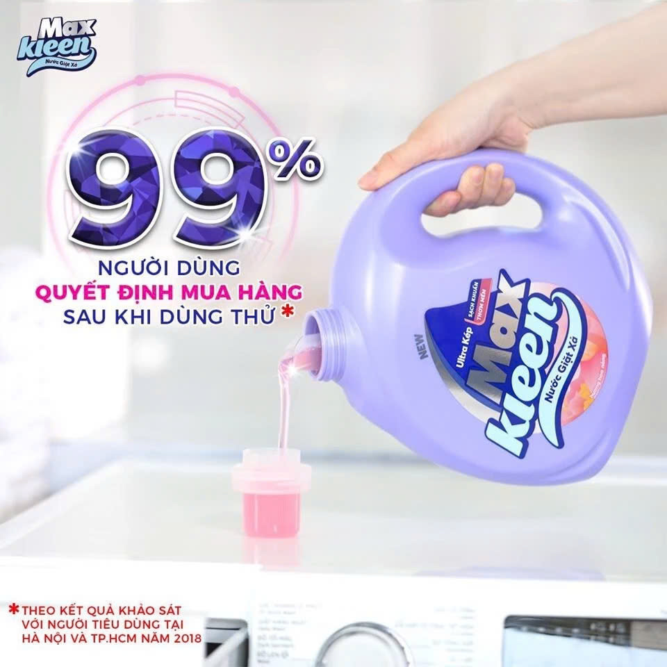 Ảnh Túi Nước Giặt Xả MaxKleen 3kg Hương Nước Hoa Huyền Diệu/ Hoa Nắng 4