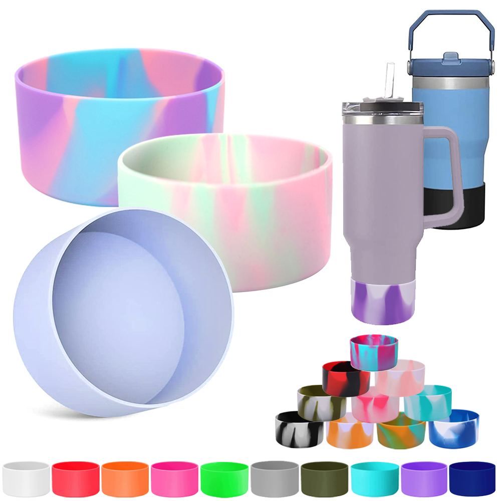 25 Colors Silicone Boot For Stanley Tumbler - 2-Pack Protective Sleeve For 40oz Quencher & IceFlow, BPA-Free, Dishwasher Safe - View #9
