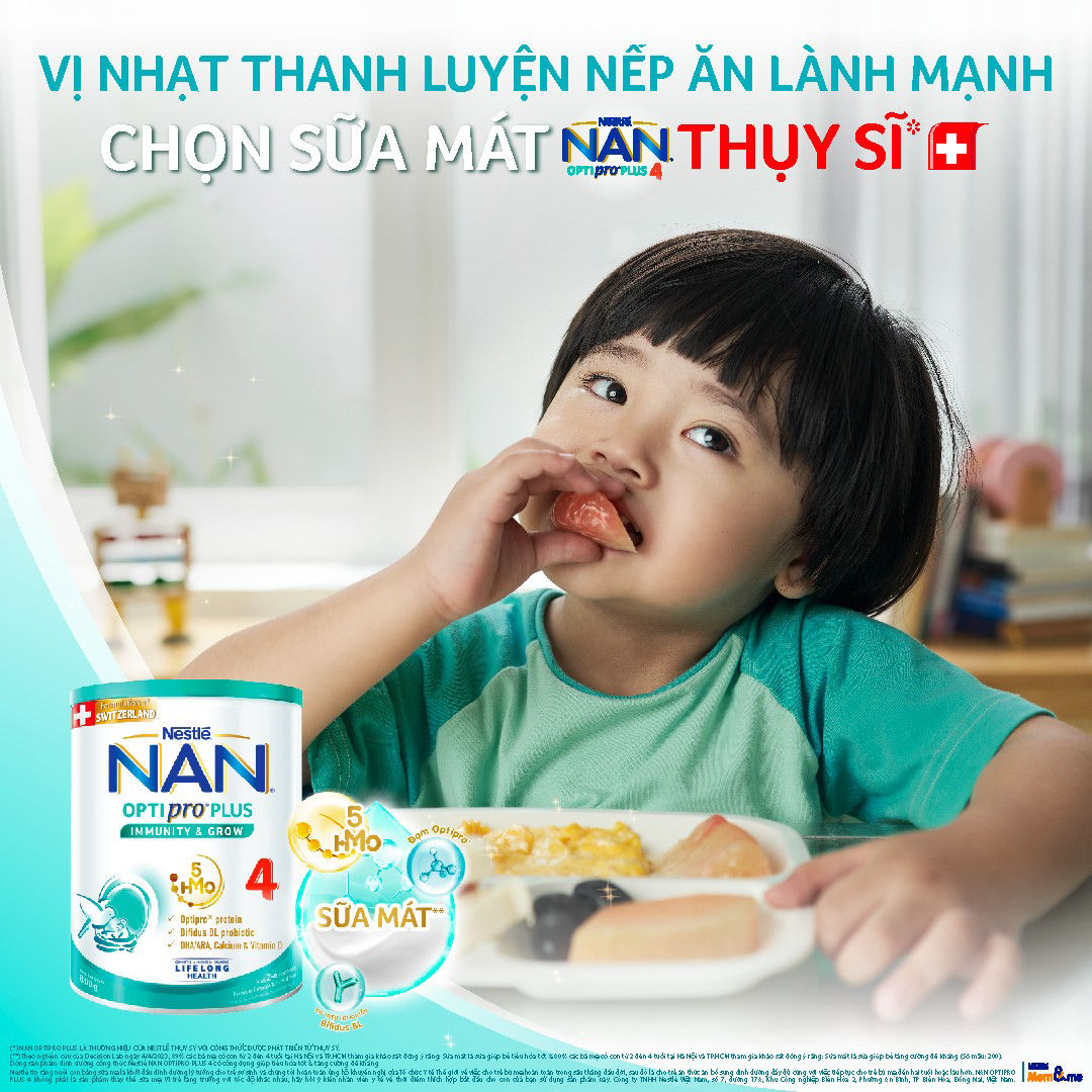 Ảnh Bộ 2 lon Sữa bột Nestlé NAN OPTIPRO PLUS 4 800g/lon với 5HMO Giúp tiêu hóa tốt 1