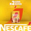 Combo 2 Bịch Cà phê Hòa tan NESCAFÉ CAFÉ SỮA ĐÁ 25 gói Gấp đôi sánh quyện