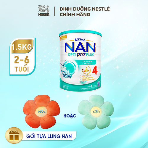 Ảnh Sữa bột Nestlé NAN OPTIPRO PLUS 4 xuất xứ Thụy Sĩ 1500g cho bé 2 - 6 tuổi 1