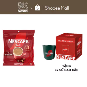 Cà phê Hòa tan NESCAFÉ VỊ NGUYÊN BẢN 46 gói Đậm Thơm Hoàn Hảo