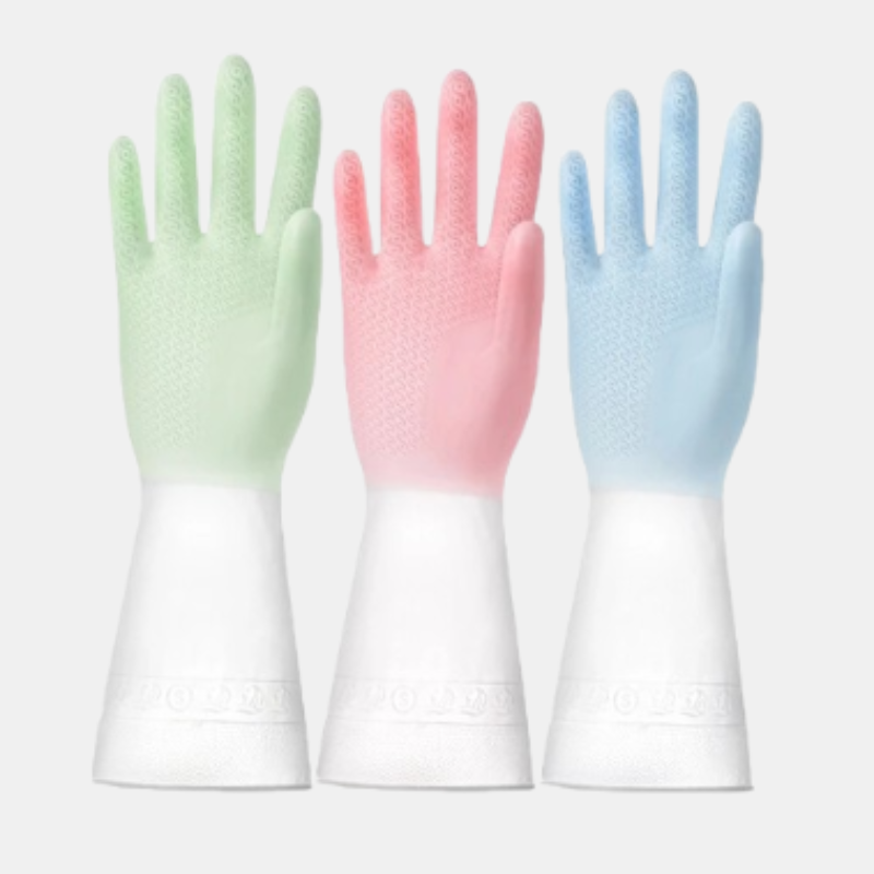 [Top Value] Bao tay cao su 2 màu LS1-0660-329 siêu dai rửa chén, giặt đồ, vệ sinh toilet nhà cửa