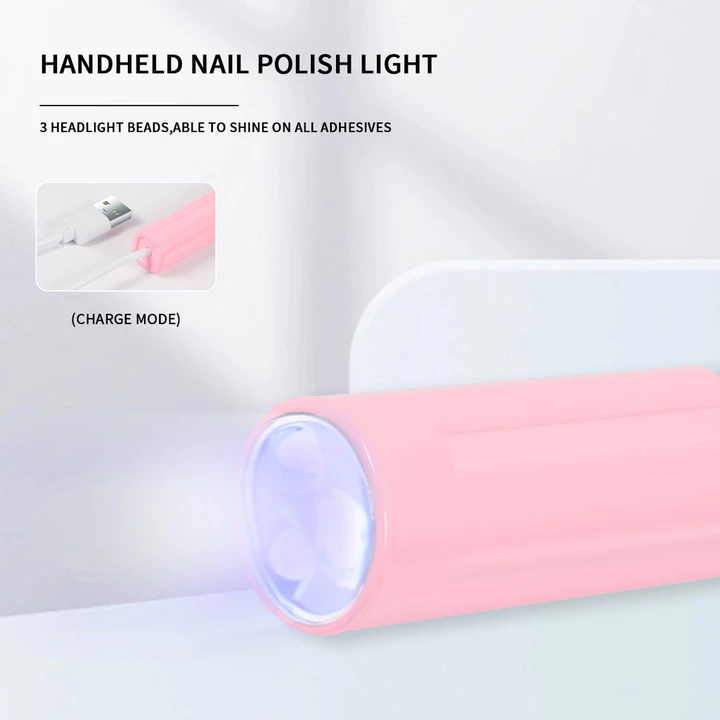 1Pc Cắm Móng Tay Nghệ Thuật Đèn, Di Động Móng Tay Nghệ Thuật LED Mini Móng Tay Nghệ Thuật Đèn Giả Sấy Móng Tay Đơn Máy Sấy Móng Tay Móng Chân Gel Sơn Móng Tay Đèn LED Ba Lan