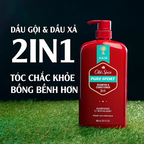 Ảnh Gội xả 2in1 Old Spice 650ml - Mỹ 4