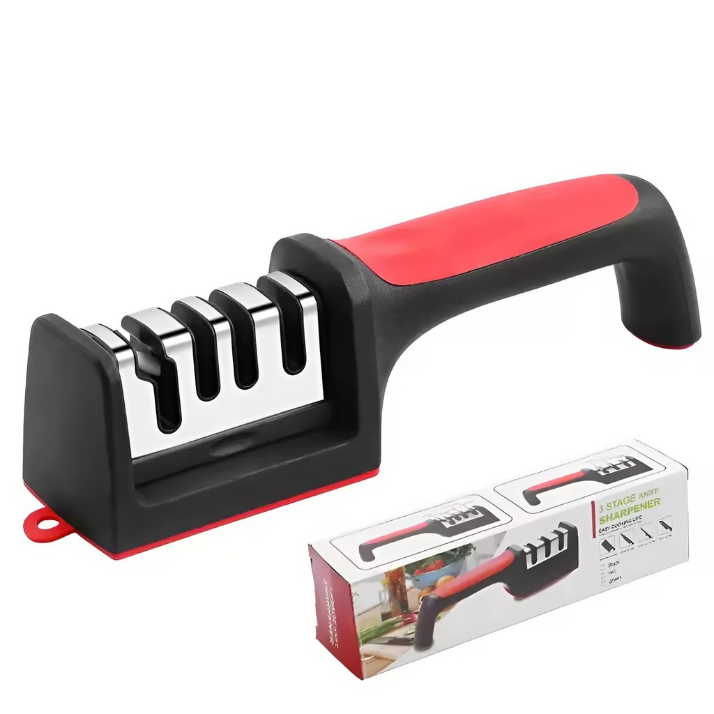 [Top Value] Dụng cụ mài dao 3 cấp độ LS1-0660-2622 đa năng, chống trượt có thể treo tường