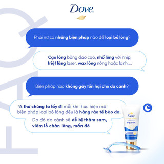 [PC gift] Dove Serum phục hồi ban đêm cho da dưới cánh tay sau tẩy lông, 4X Hyaluronic Acid 40ml