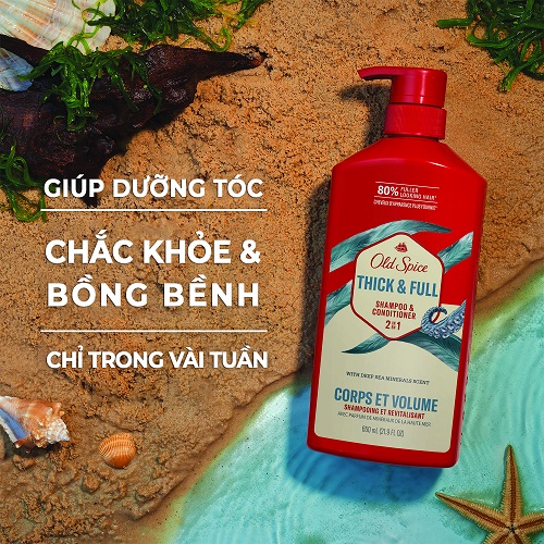 Ảnh Gội xả 2in1 Old Spice 650ml - Mỹ 3