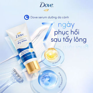 [PC gift] Dove Serum phục hồi ban đêm cho da dưới cánh tay sau tẩy lông, 4X Hyaluronic Acid 40ml