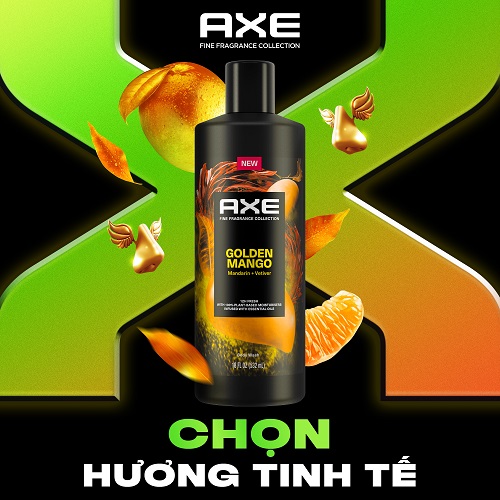 Ảnh Sữa Tắm Nước Hoa Nam Cao Cấp Axe Thơm Tinh Tế 532ml 2