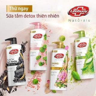 Sữa tắm Lifebuoy Thiên nhiên Detox Và Chăm Sóc Chuyên Sâu 270g Nhỏ Gọn, Tiện Dụng