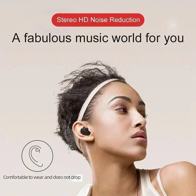 Tai nghe nhét tai A6S Tai nghe Bluetooth không dây TWS Khử tiếng ồn nghe văn phòng chơi game thể thao có micrô | BigBuy360 - bigbuy360.vn