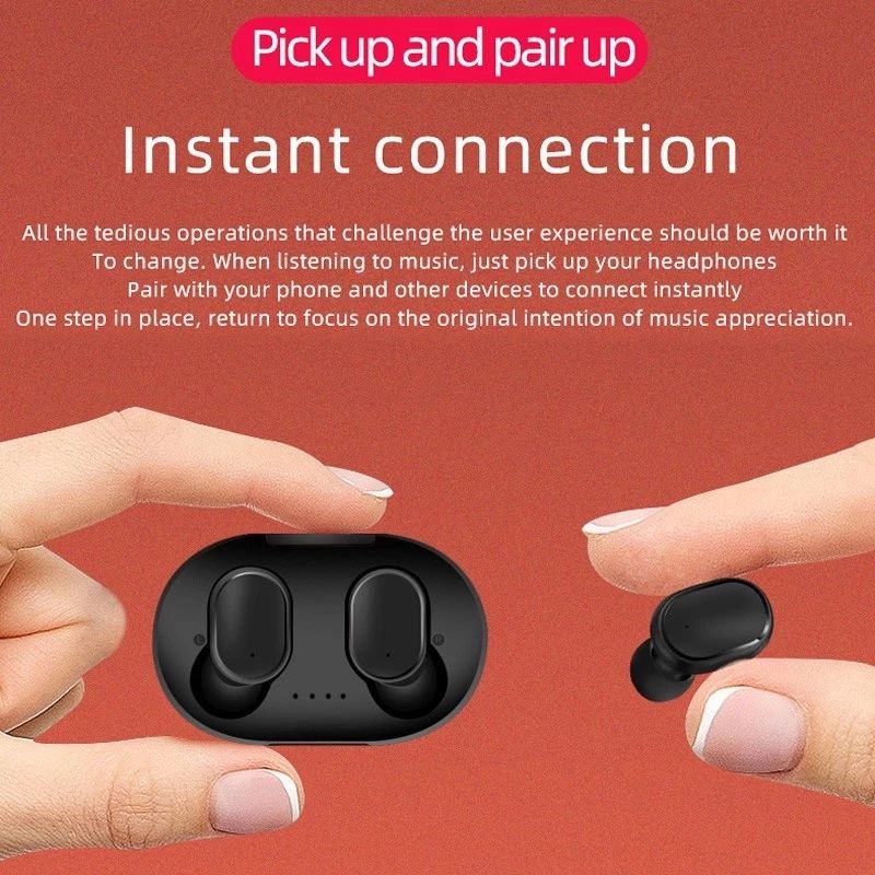 Tai nghe nhét tai A6S Tai nghe Bluetooth không dây TWS Khử tiếng ồn nghe văn phòng chơi game thể thao có micrô | BigBuy360 - bigbuy360.vn