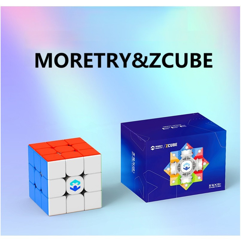 ZCUBE Tianma X3 Khối lập phương tốc độ nam châm 3x3 | Phiên bản 48/64 nam châm, Hệ thống trục & lò xo nam, kèm chân đế & dụng cụ