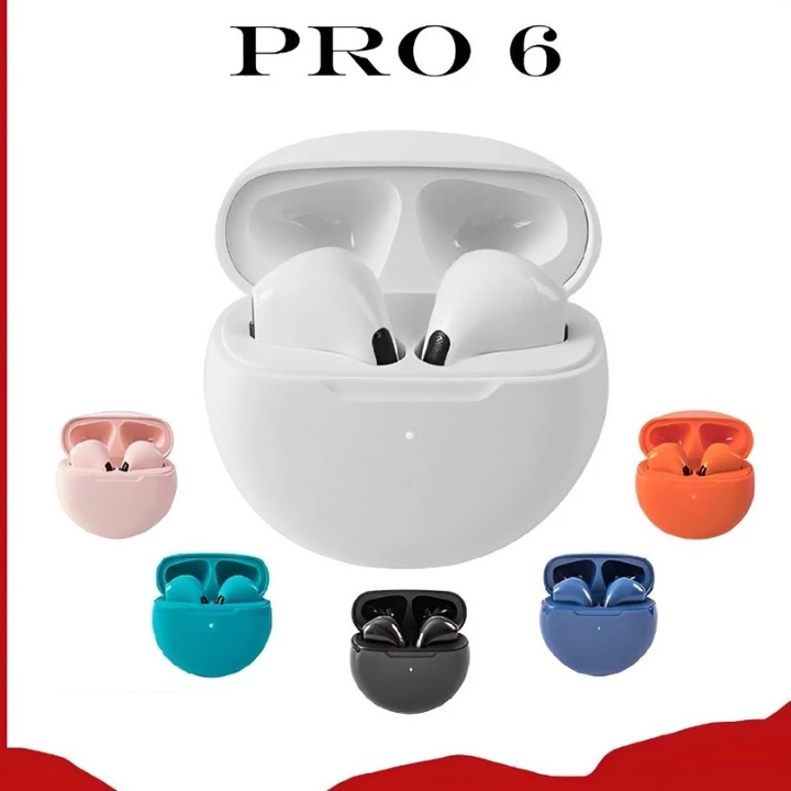Tai nghe Pro6 Tai nghe nhét tai Bluetooth Tai nghe trong tai Độ bền mạnh Tai nghe cạnh tranh chạy thể thao Mic HiFi Stereo HD Gọi Tai nghe không dây