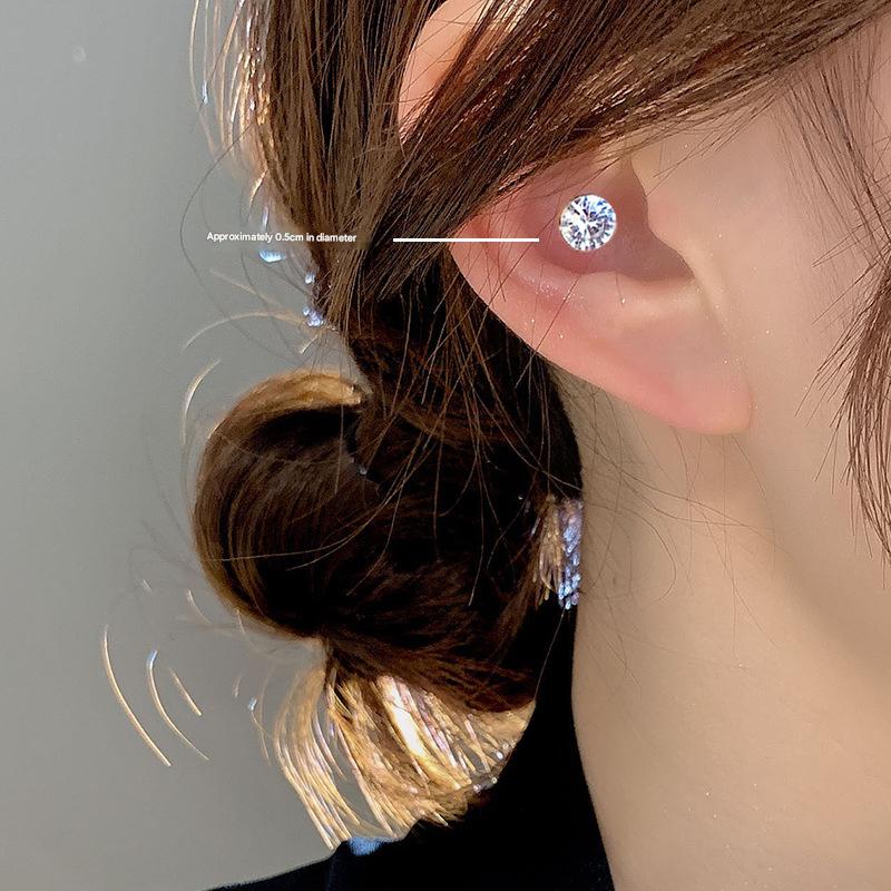 Bông tai kẹp từ tính dành cho nam nữ Trang sức tai cá nhân không gây dị ứng