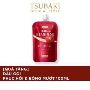 TSUBAKI DẦU GỘI PHỤC HỒI & BÓNG MƯỢT 100ML (TSUBAKI PREMIUM MOIST & REPAIR SHAMPOO 100ML)