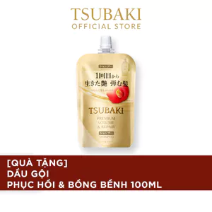 TSUBAKI DẦU GỘI PHỤC HỒI & BỒNG BỀNH 100ML (TSUBAKI PREMIUM VOLUME & REPAIR SHAMPOO 100ML)