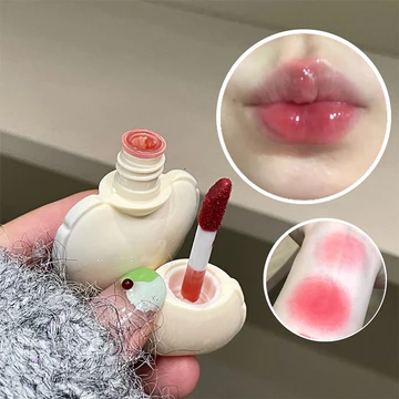 HERORANGE Son bóng gương siêu bóng, hiệu ứng căng mọng mùa hè, lên màu nude tươi sáng, lâu trôi không dính cốc, dưỡng ẩm căng mọng cho môi thủy tinh, phù hợp trang điểm hàng ngày và làm quà tặng.