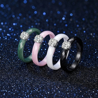 Women's Gemstone Wedding Ring by Topick Fashion