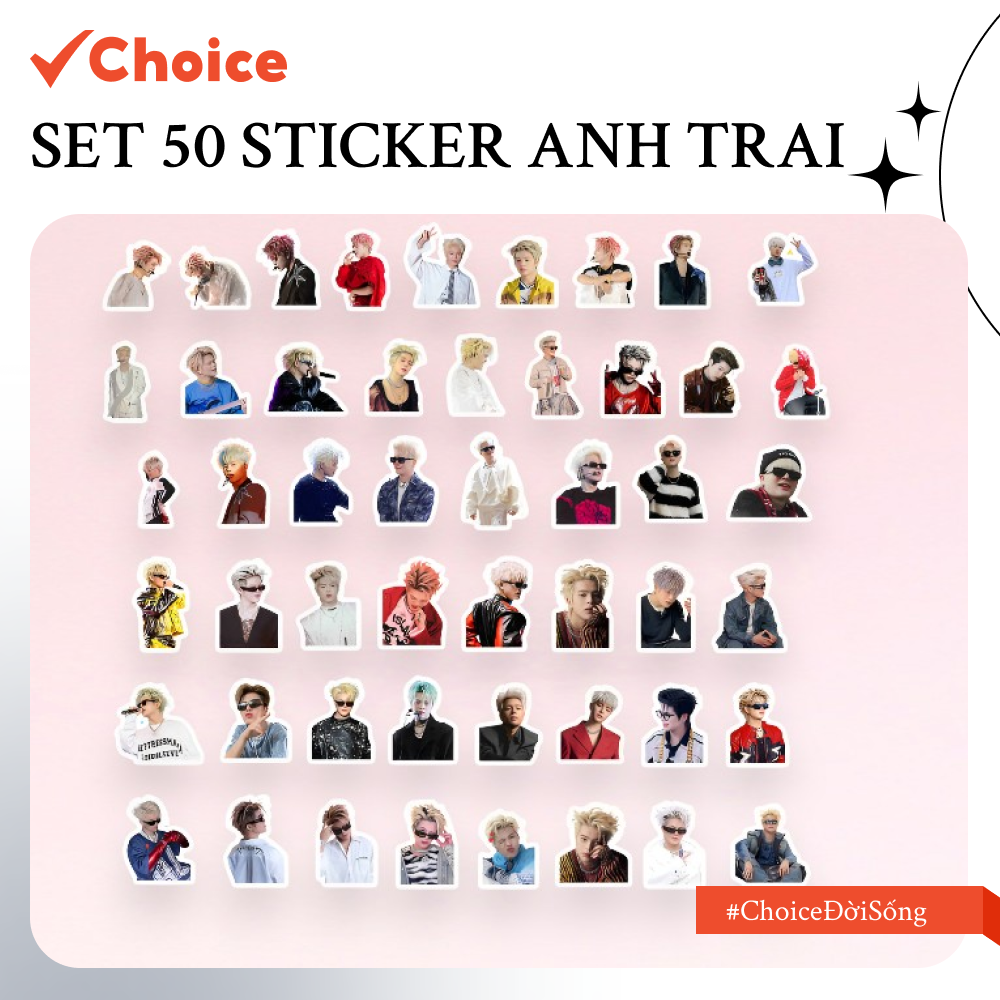 [Choice] Set 50 Sticker Anh Trai LS-0035_251105001_5 Hình Rhyder Kèm ...