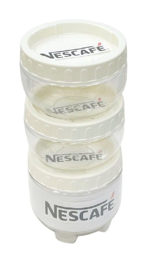 [GRO - Quà tặng không bán] Bộ 3 hũ đựng gia vị NESCAFÉ
