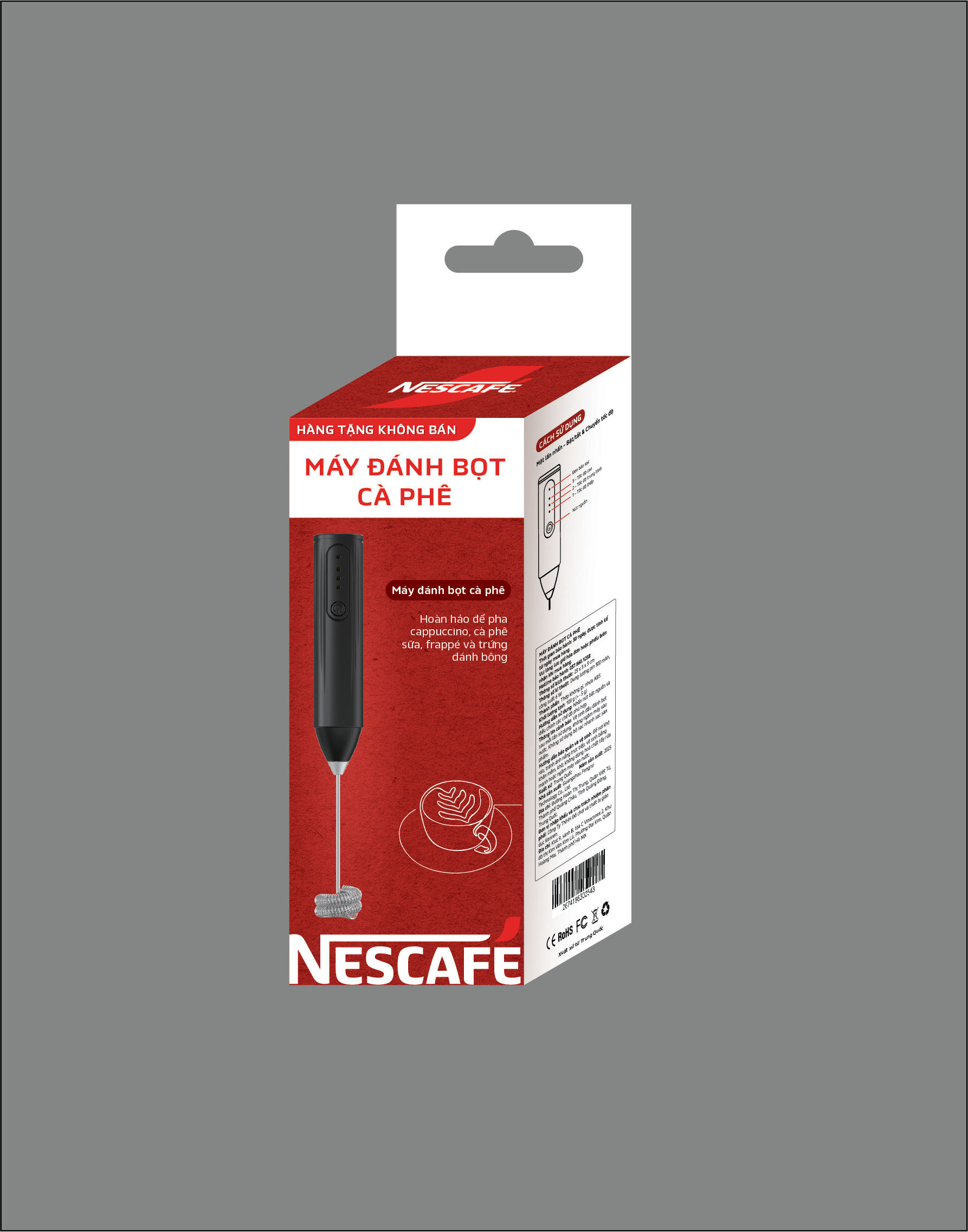 [GRO - Quà tặng không bán] Máy đánh bọt cà phê NESCAFE