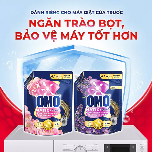 Nước giặt OMO Matic 4.1kg (Túi)