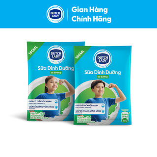 Thùng 24 Bịch Sữa Dinh Dưỡng Dutch Lady Có Đường 24x180ml